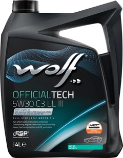 Моторное масло Wolf OfficialTech 5W30 C3 LL III 4 л (1048180