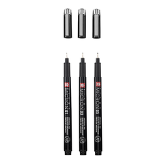 Набір лайнерів Sakura Pigma Micron Black Edition 3 шт (01-03