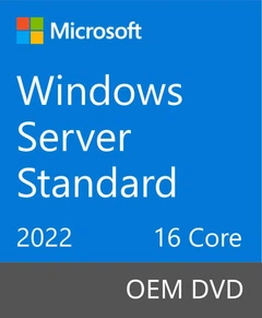 Microsoft Windows Server 2022 Standard 16 Core, английская ОЕМ