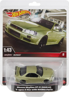 Машинка Hot Wheels Nissan Skyline GT-R (BNR34) (2022 Fast & Furious Premium  - Mix 5) - купити на сайті mashinki.in.ua