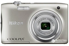 【訳あり】Nikon COOLPIX A100 Фотоапарат Nikon Coolpix A100 Silver (VNA970E1) купити на ROZETKA