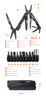 Мультитул Xiaomi Nextool Black Knight NE20151 (11