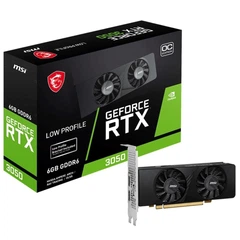 Видеокарта MSI GeForce RTX 3050 6GB GDDR6 LP OC – фото, отзывы