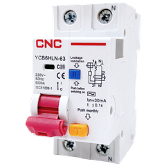 でん Диференційний вимикач 1Р+N 16А 30мА 6кА 