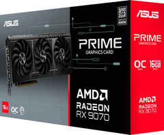 ASUS PRIME Radeon RX 9070 OC グラフィックカード ASUS、AMDの最新GPU Radeon RX 9070シリーズを搭載した