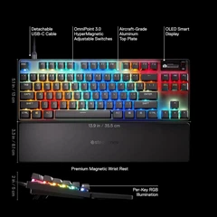 Клавіатура SteelSeries Apex Pro TKL Gen 3 UA (64740) – фото