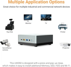 Мини ПК MINIS FORUM UM350 / AMD Ryzen 5 3550H / RAM 16GB