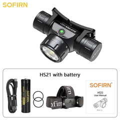 SOFIRN HS 21　新品未使用 Sofirn HS21 ヘッドライト T字型 2200ルーメン USB-C充電式