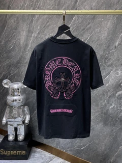 Жіноча футболка Chrome Hearts T-Shirt White With Pink Logo CH110