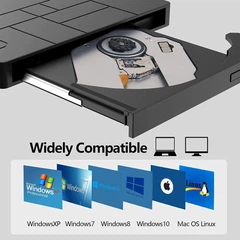 Внешний DVD-привод BauTech BT670 многофункциональный Черный (1015