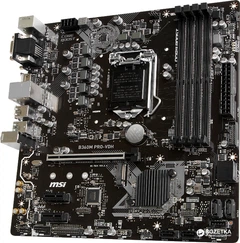 Материнская плата MSI B360M Pro-VDH (s1151, Intel B360, PCI-Ex16