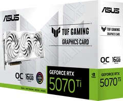 Відеокарта ASUS PCI-Ex GeForce RTX 5070 Ti TUF Gaming White OC