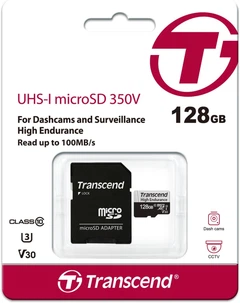 Карта памяти Transcend High Endurance 350V microSDXC 128GB UHS-I Карта памяти Transcend High Endurance 350V microSDXC 128GB UHS-I