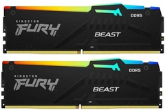 6000Mhz 32GB DDR5 Beast FURY 16*2枚組 Black Beast MHz 6000 DDR5 (2x16GB) GB 32 FURY Kingston メモリー