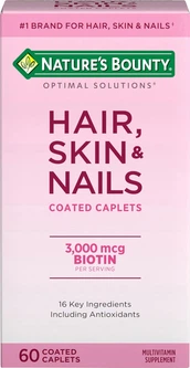 Витамины Nature's Bounty Hair Skin Nails Formula 60 таблеток
