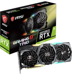 洋楽 Treal Видеокарта MSI PCI-Ex GeForce RTX 2080 Ti Gaming X Trio 11GB GDDR6