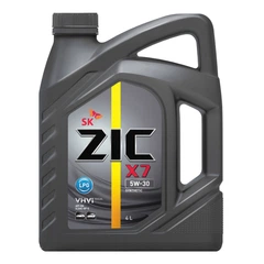 Моторное масло ZIC X7 LPG 5W-30 4л – фото, отзывы, характеристики