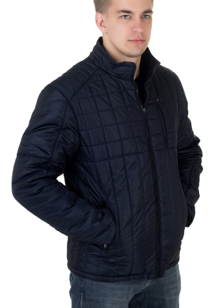 Демисезонная мужская куртка MODA 00053-1 (48 ) L Темно - синий (00053-1A) - изображение 2