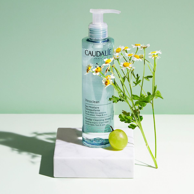 Міцелярна вода Caudalie Vinoclean для зняття макіяжу 200 мл ...