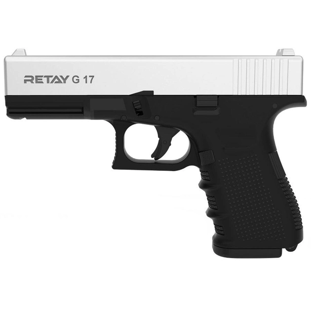 Пистолет стартовый Retay G17 9мм chrome (X314209C) - изображение 1
