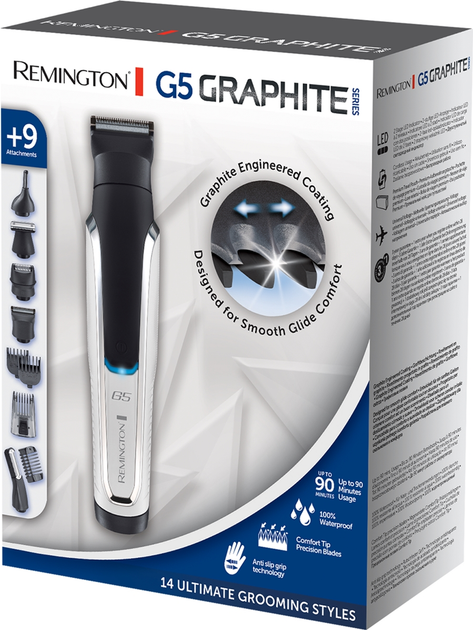 Набір для стрижки REMINGTON PG5000 Graphite series - зображення 17
