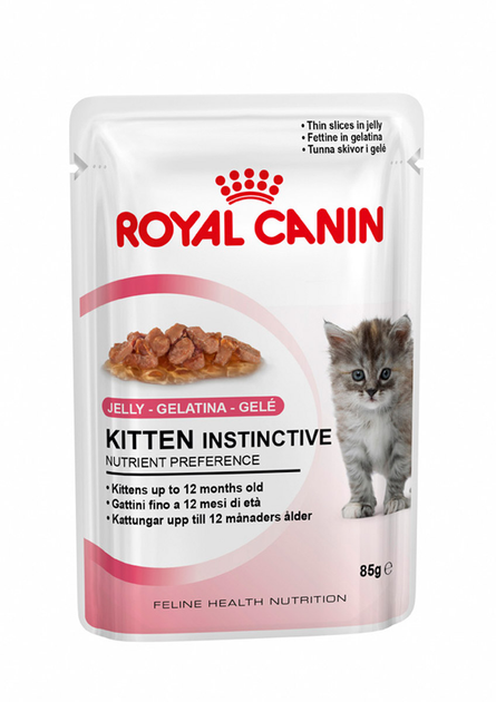 Влажный корм Royal Canin Kitten Instinctive в соусе для котят до 12 ...