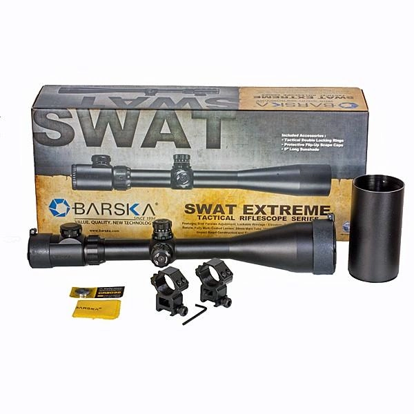 Приціл оптичний Barska SWAT Extreme 6-24x60 SF (IR Mil-Dot) - зображення 1