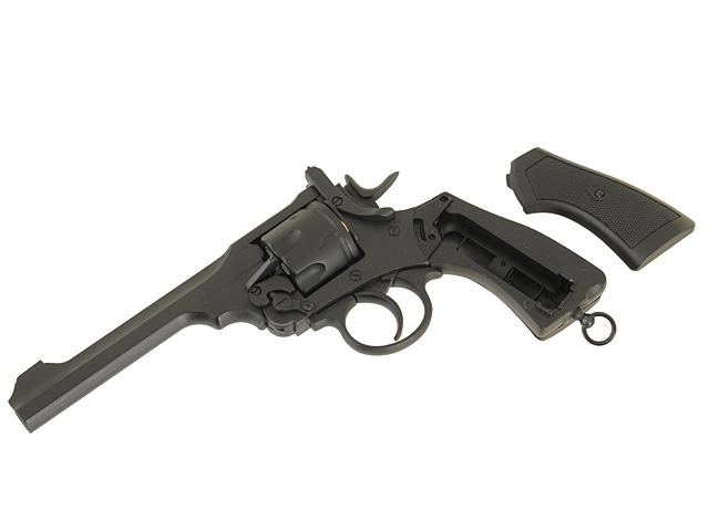 Револьвер Well Webley Scott MK IV Metal G293A CO2 (Страйкбол 6мм) - зображення 13