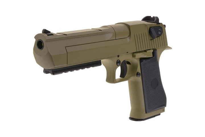 Пістолет Cyma Desert Eagle Metal CM.121 AEP Tan (Страйкбол 6мм) - изображение 2