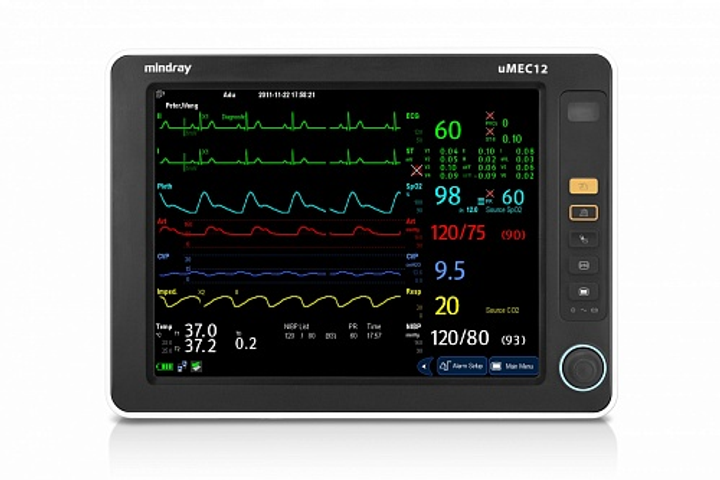 Монитор пациента Mindray uMEC12 Датчик SpO2 датчик SpO2 для детей Кабель ЭКГ 5 отводов Набор NIBP аксессуаров для детей Датчик накожный - изображение 1