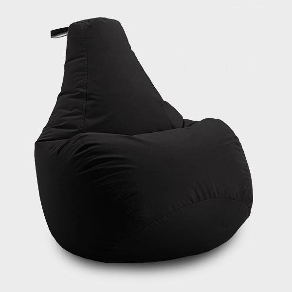 Кресло мешок груша Beans Bag Оксфорд 85*105 см, Цвет Черный - изображение 1