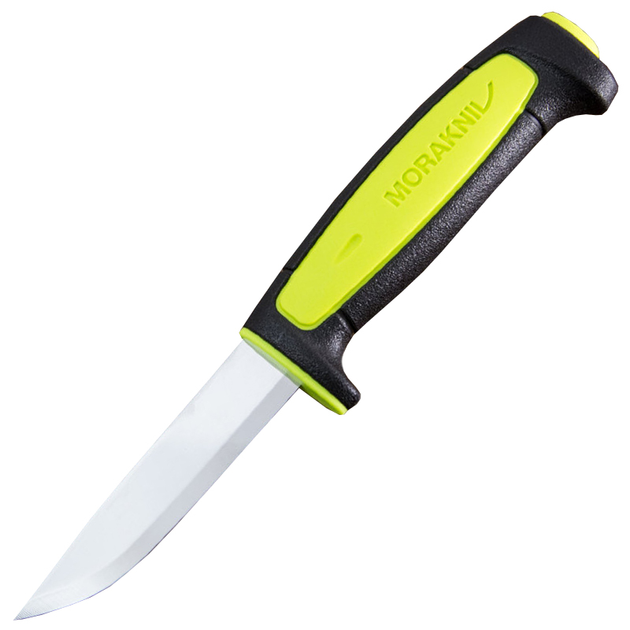 Нож фиксированный Mora Basic 511 LE 2017 (длина: 206мм, лезвие: 89мм), желтый - изображение 1