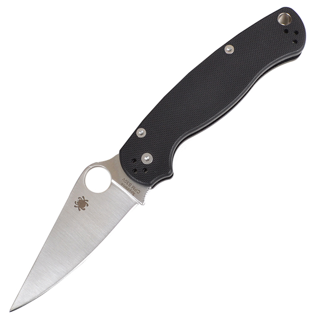 Нож складной SPYDERCO Para-Military С81 (длина: 21.0см, лезвие: 8.7см), черный - изображение 1