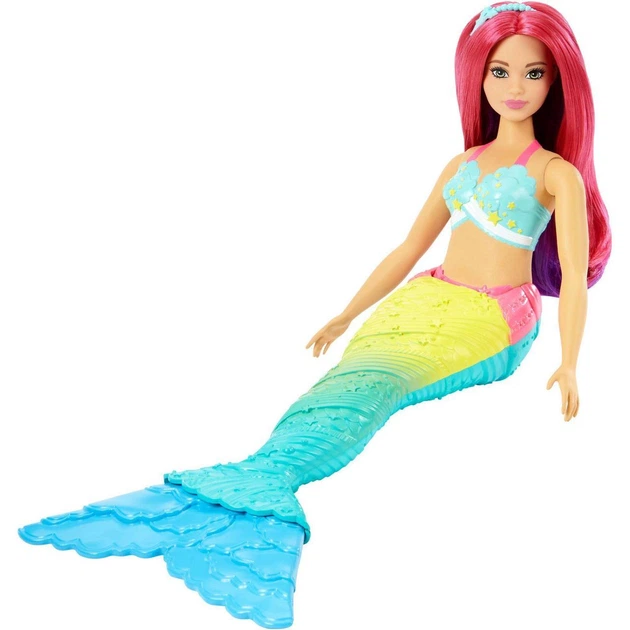 Лялька Барбі русалонька Barbie Dreamtopia Mermaid Doll, Red Mattel - Фото 2 Лялька Барбі русалонька Barbie Dreamtopia Mermaid Doll, Red Mattel - зображення 2