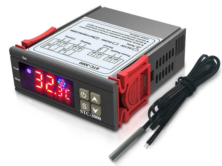 Контроллер температуры BauTech STC-3000 Цифровой 12V (1004-897-02) - изображение 2