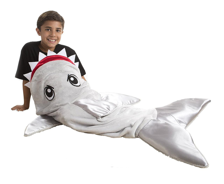 Плед Snuggie Tails, Акула – купить онлайн на ROZETKA