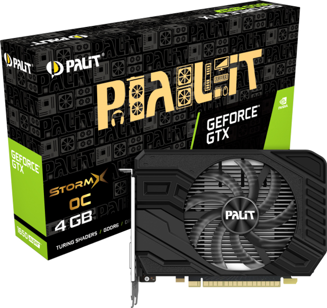Видеокарта Palit PCI-Ex GeForce GTX 1650 Super StormX OC 4GB