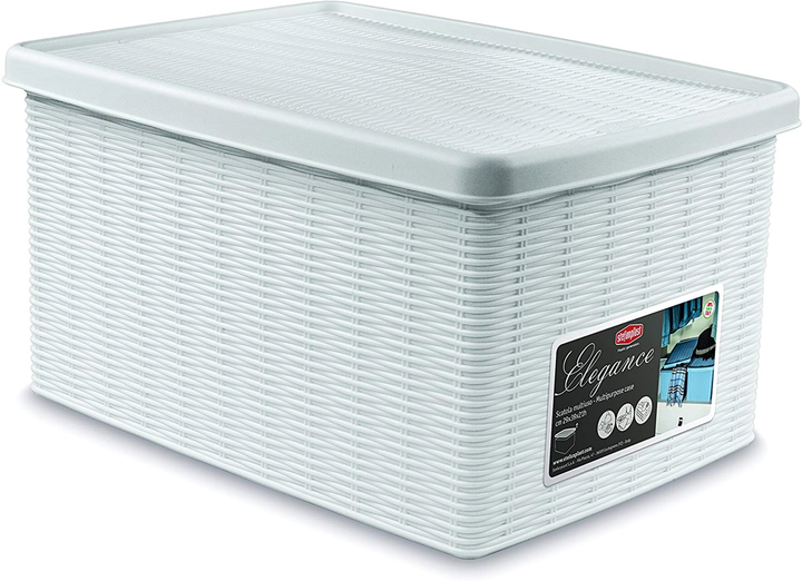 Емкость для хранения Stefanplast Elegance 29x19x16 см 5.5 л Белая ...