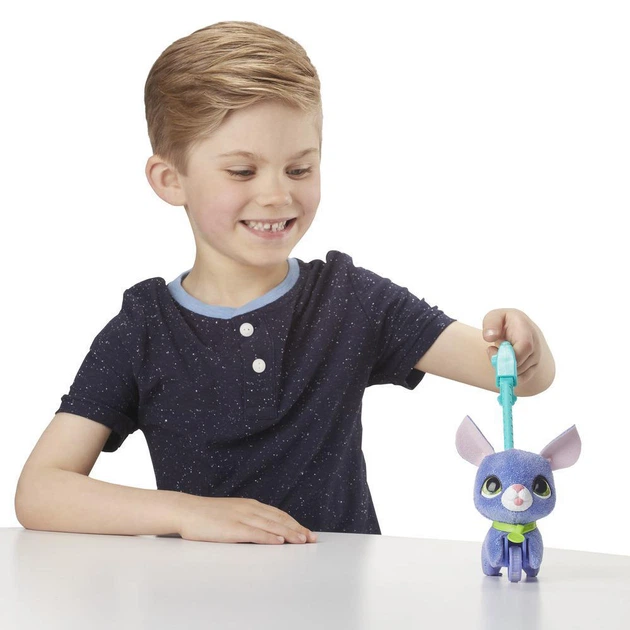 Іграшка Hasbro Furreal Friends Маленький вихованець на повідці Щеня синє (E3503_E4775) (5010993601592) - зображення 3