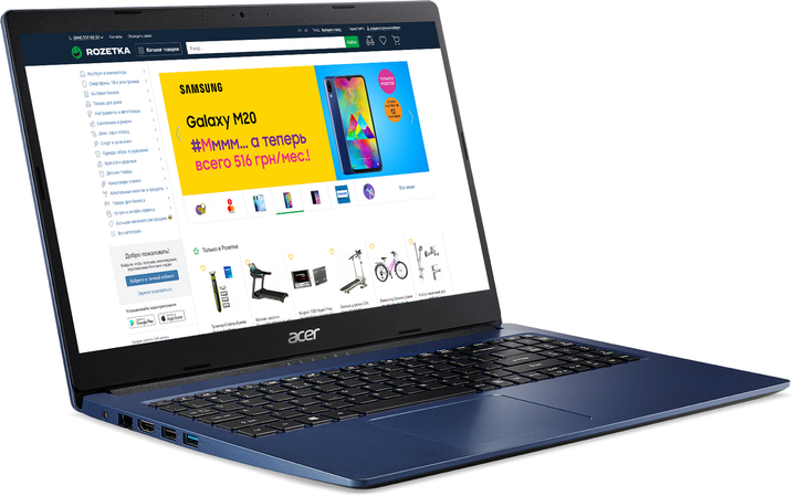 Ноутбук Acer Aspire 3 A315-34-C913 (NX.HG9EU.008) Indigo Blue - изображение 2