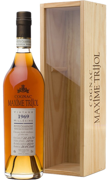 Коньяк Maxime Trijol Cognac Petite Champagne 1969 0.7 л 40% (3544680022541) - зображення 1
