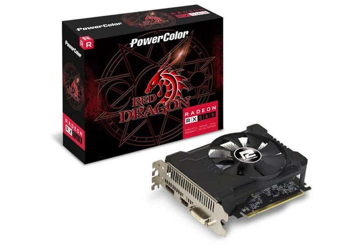 4gb Gddr5 Powercolor Red Dragon Rx 560 4gb Powercolor Amd Rx560