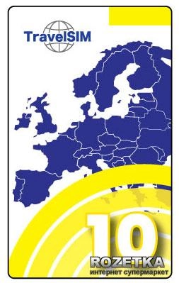 Карточка пополнения счета TravelSim 10 у.е. - изображение 1