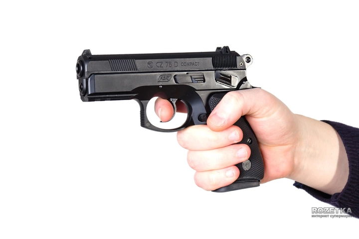 Пневматичний пістолет ASG CZ 75D Compact (23702522) - зображення 9