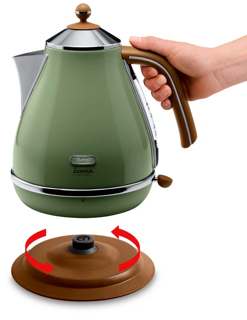 Електрочайник DELONGHI KBOV 2001 GR - зображення 4