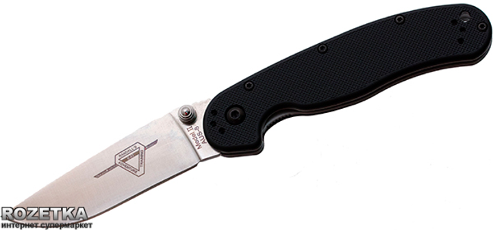 Карманный нож Ontario RAT Model 2 Satin Plain Edge (ON8860) Black - изображение 1