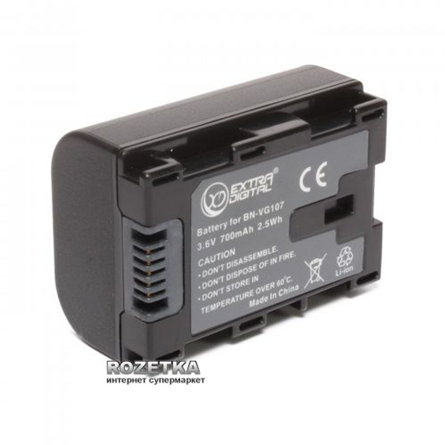 Аккумулятор ExtraDigital для JVC BN-VG107 (BDJ1308) – фото, отзывы ...