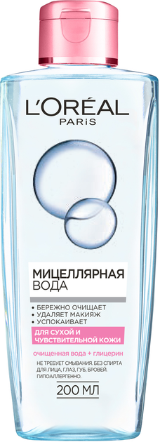 Мицеллярная вода L'Oreal Paris Абсолютная Нежность для сухой и ...