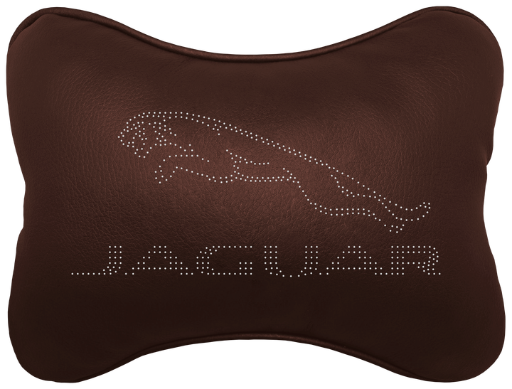 Автомобильная подушка Status CASE на подголовник Jaguar (коричневый) - Фото 1 Автомобильная подушка Status CASE на подголовник Jaguar (коричневый) - изображение 1