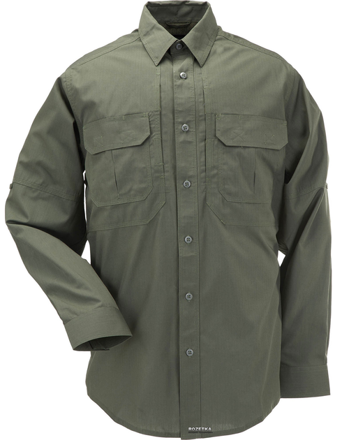 Рубашка тактическая 5.11 Tactical Taclite Pro Long Sleeve Shirt 72175 M TDU Green (2000000111940) - изображение 1